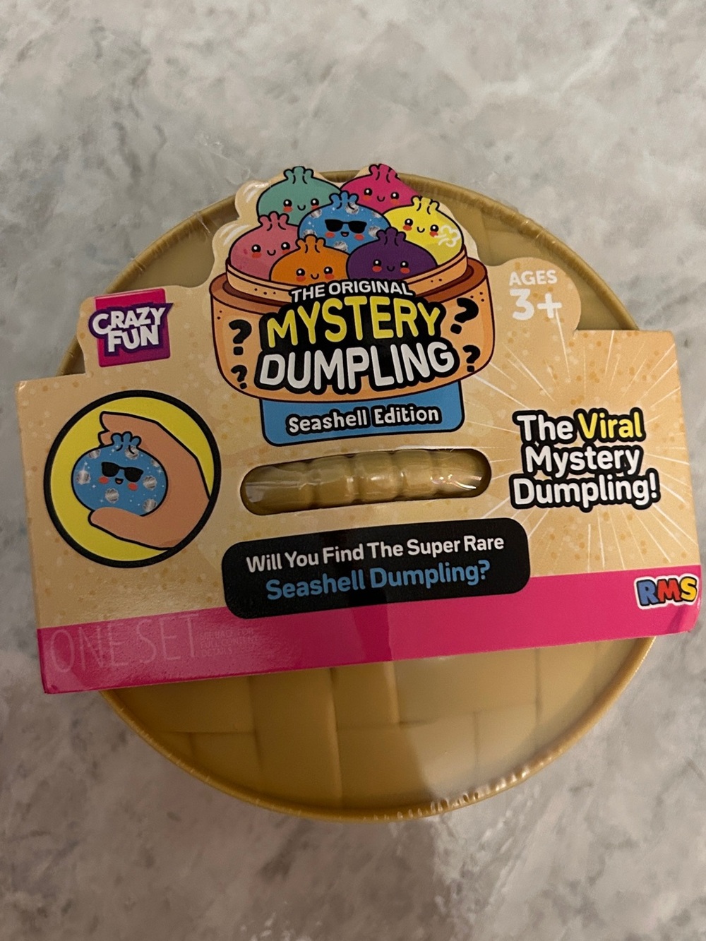 VIRAL Crazy Fun Mystery Squishy Dumpling - Seashell Edition NWT